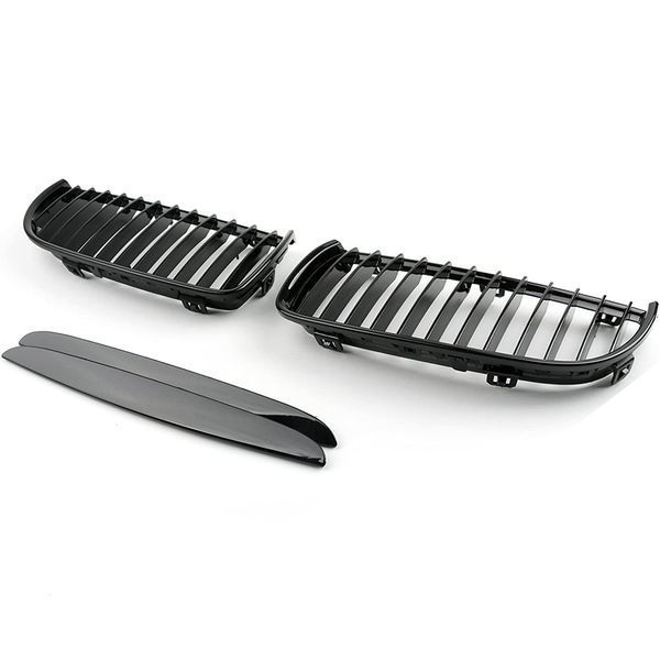 Решітка радіатора на BMW 3 E90, E91 2005-2008 Black 355209 фото