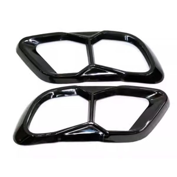 Накладки на вихлоп для BMW X5 G05, X6 G06, X7 G07 2018- Чорний глянець M60i 522506 фото