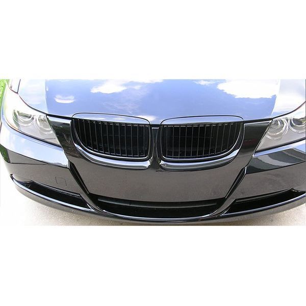 Решітка радіатора на BMW 3 E90, E91 2005-2008 Black 355209 фото