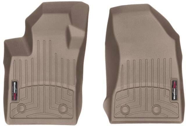 3D коврики для Jeep Compass 2017- передние бежевые WeatherTech 4512051 239963 фото