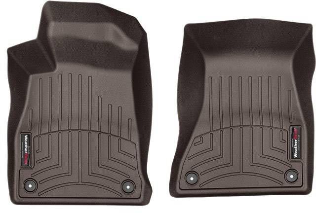 3D коврики для Audi A4 B9, A5 2016- какао передние WeatherTech 479371 239822 фото