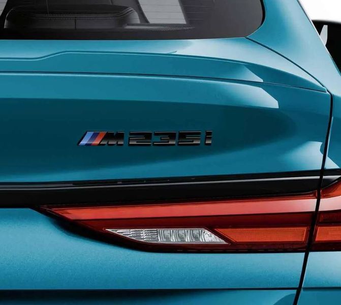 Автологотип шильдик эмблема надпись BMW M235i Black Shadow Edition 418070 фото