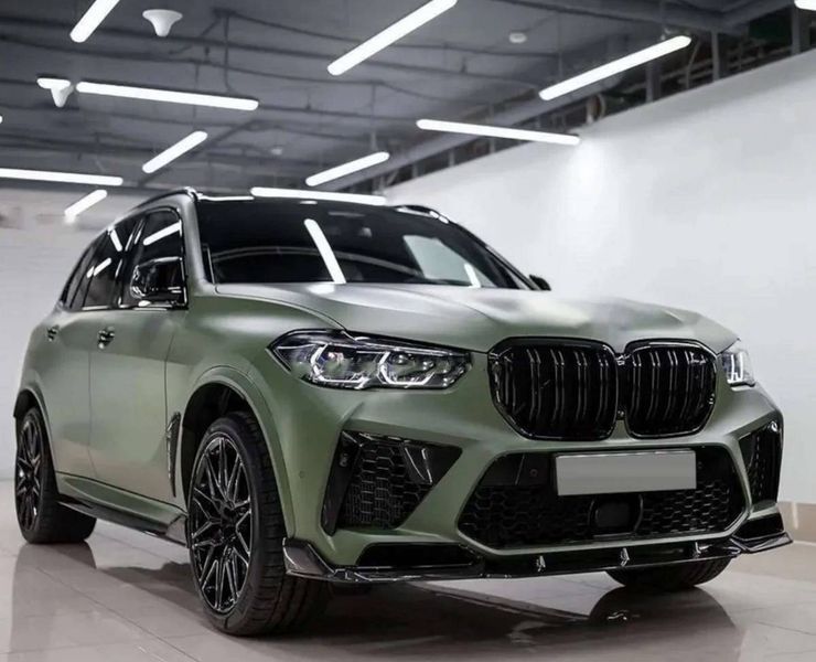 Губа переднего бампера на BMW X5 G05 2018-2022 X5M F95 431103 фото Губа переднего бампера на BMW X5 G05 2018-2022 X5M F95 431103 фото