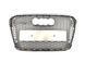 Решітка радіатора на Audi A6 C7 2011-2014 стиль RS6 Silver Chrome 427304 фото 1