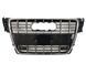 Решітка радіатора на Audi A4 B8 2007-2011 стиль S4 Chrome Black 427369 фото 3