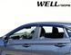 Дефлектори вікон для Hyundai Kona 2018- з чорним молдингом WELLvisors 3-847HY018 208974 фото 4