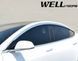 Дефлектори вікон для Tesla Model 3 2017-2021 хромовані Premium Series WELLvisors 3-847TE001 357530 фото 4