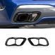 Накладки на вихлоп для BMW X5 G05, X6 G06, X7 G07 2018- Чорний глянець M60i 522506 фото 1