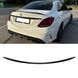 Спойлер на Mercedes C-class W205 2014-2018 стиль C63 чорний глянець 428783 фото 1