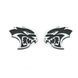 Автологотип шильдик эмблема Dodge Hellcat Head black на крилья комплект 2шт 364562 фото 2