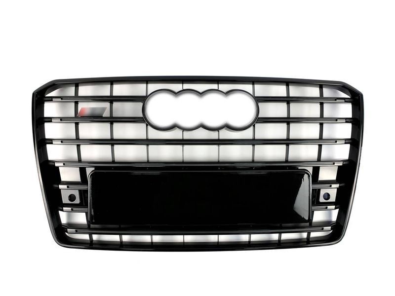 Решетка радиатора на Audi A8 2014-2017 в стиле S8 Black 427411 фото Решетка радиатора на Audi A8 2014-2017 в стиле S8 Black 427411 фото