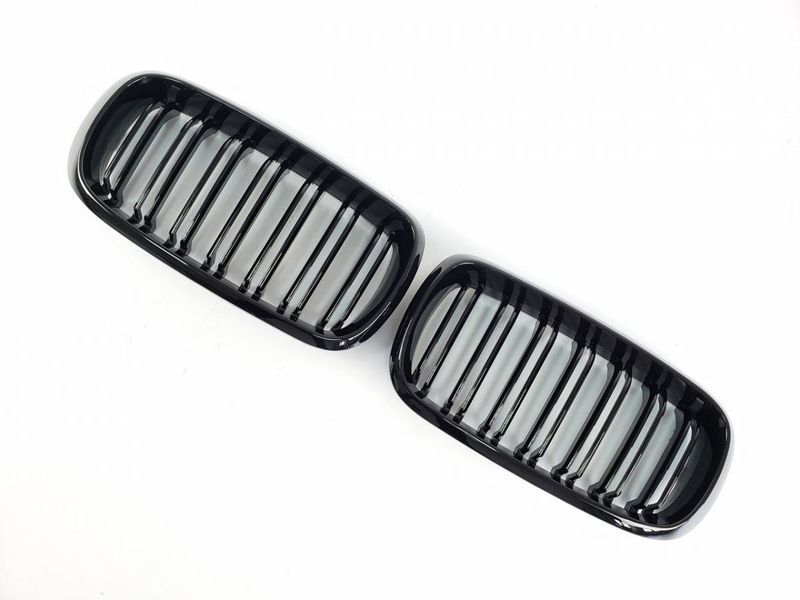 Решетка радиатора на BMW X5 F15, X6 F16 2013-2018 M-Look Black 138361 фото