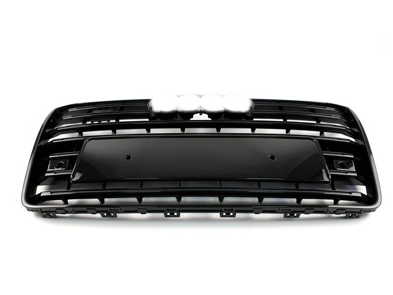 Решетка радиатора на Audi A8 2014-2017 в стиле S8 Black 427411 фото Решетка радиатора на Audi A8 2014-2017 в стиле S8 Black 427411 фото