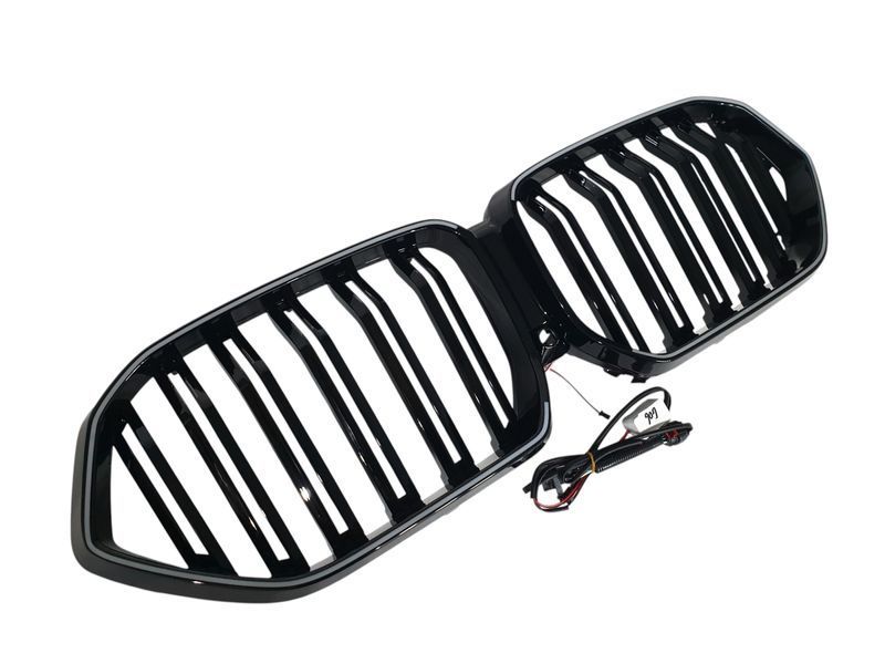 Ноздры Черный глянец LED (Iconic Glow) 2bar на BMW X6 G06 2019-2022 года 522731 фото
