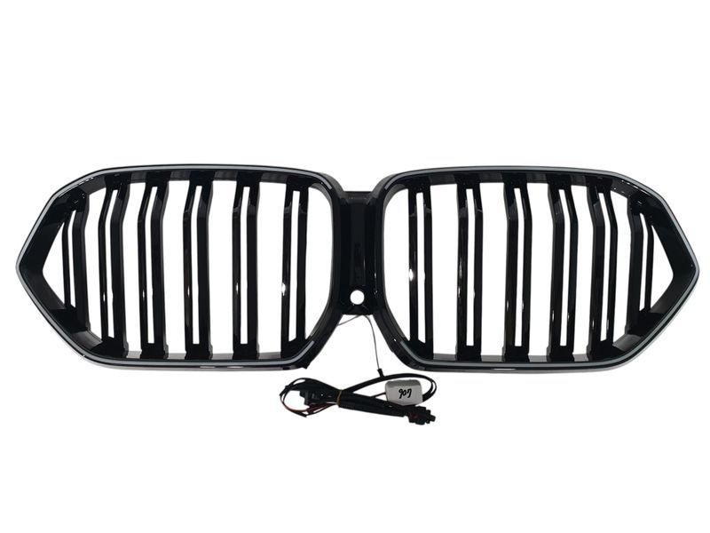 Ноздры Черный глянец LED (Iconic Glow) 2bar на BMW X6 G06 2019-2022 года 522731 фото