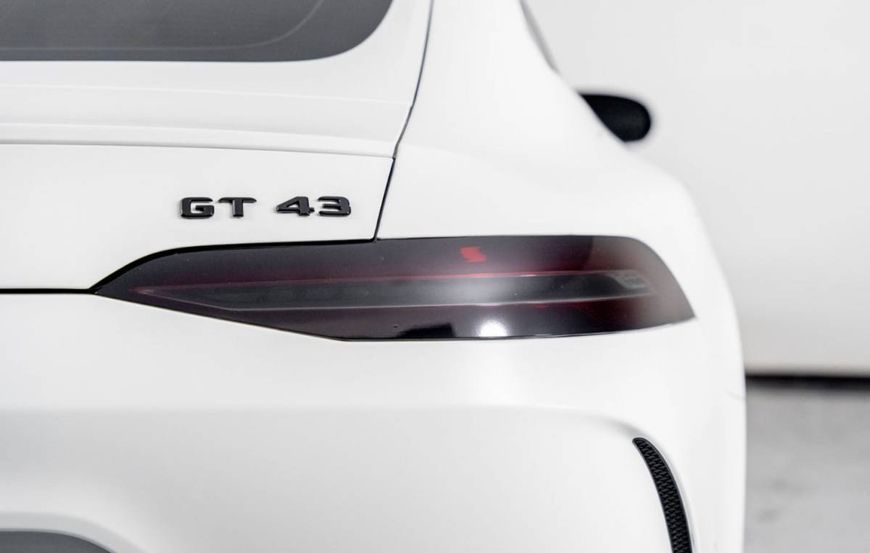 Автологотип емблема напис Mercedes GT43 Black Package чорний глянець 414146 фото