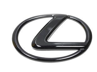 Автологотип емблема Lexus Black Еdition 100мм чорний глянець 423264 фото