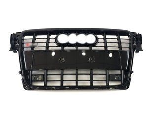 Решітка радіатора на Audi A4 B8 2007-2011 стиль S4 Black 427371 фото