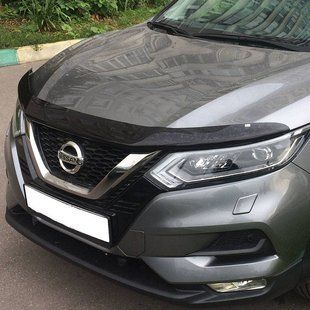 Дефлектор капота на Nissan Qashqai 2017- | Мухобойка EGR 027291 142596 фото