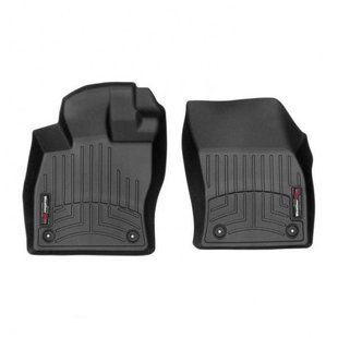 3D килимки для Audi Q2 2017- чорні передні WeatherTech 4410821 46130 фото