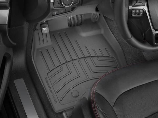 3D килимки для Dodge Charger, Challenger 2011-2023 AWD чорні передні WeatherTech HP 444251IM 357985 фото