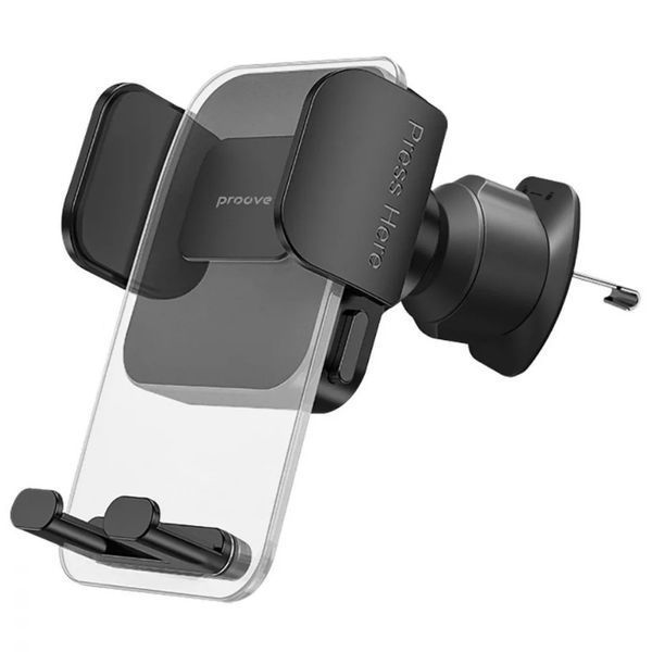 Автодержатель Proove Crystal Clamp Plus Air Outlet Car Mount (черный) 523307 фото