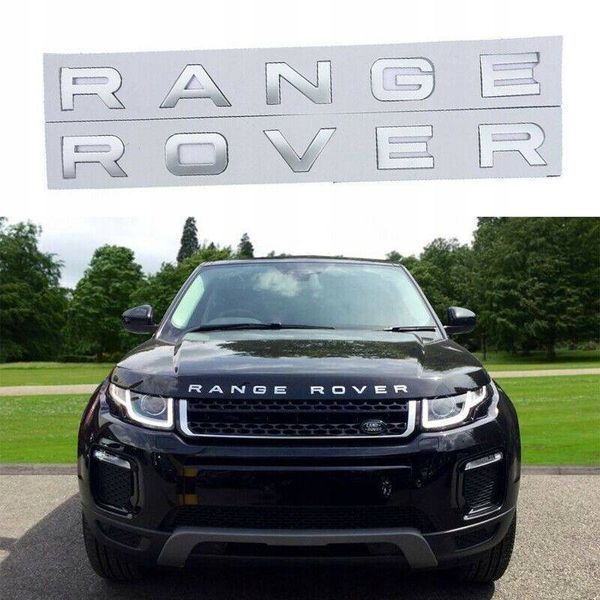 Автологотип эмблема надпись Land Rover Range Rover серая матовая Lr062324 37229 фото