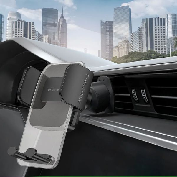 Автодержатель Proove Crystal Clamp Plus Air Outlet Car Mount (черный) 523307 фото