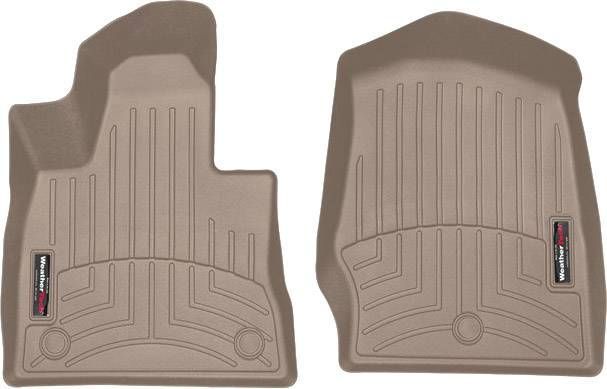3D коврики для Ford Explorer 2020- бежевые передние WeatherTech 4515751 319854 фото