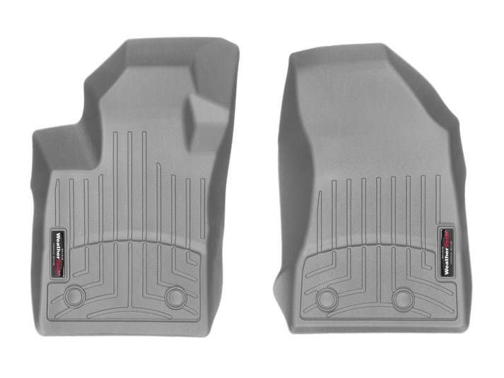 3D коврики для Jeep Compass 2017- передние серые WeatherTech 4612051 190184 фото