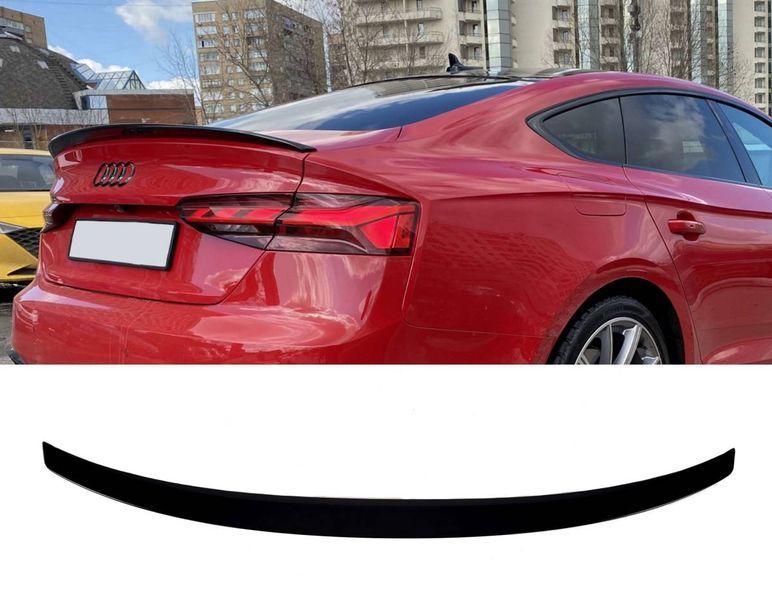 Спойлер на Audi A5 2017-2024 V2 чорний глянець 428798 фото