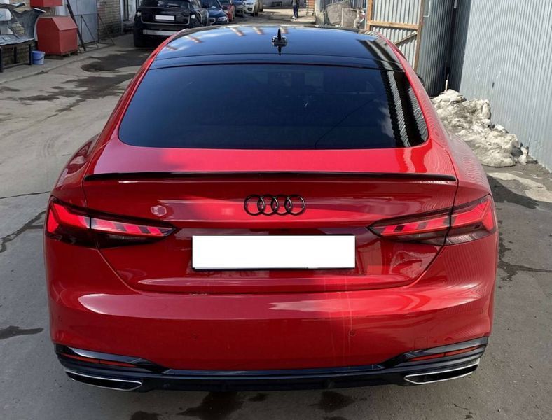 Спойлер на Audi A5 2017-2024 V2 чорний глянець 428798 фото