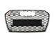 Решітка радіатора на Audi A6 C7 2014-2018 стиль RS6 Chrome Black 429939 фото 1