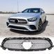 Решітка радіатора на Mercedes E-class W213 2020-2023 AMG Diamond під камеру Chrome 522773 фото 1