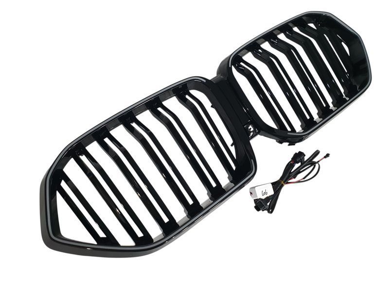 Ноздры Черный глянец LED (Iconic Glow) 2bar на BMW X6 G06 2023-2024 года 522735 фото