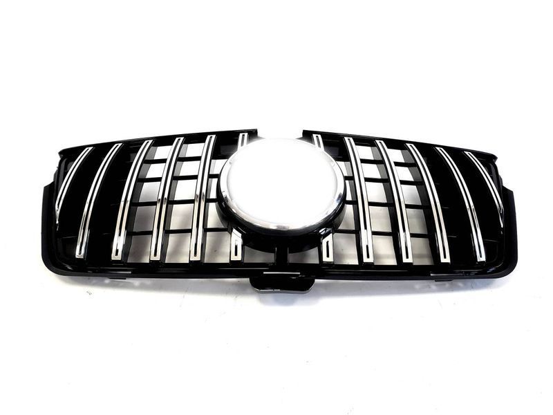 Решетка радиатора на Mercedes GL-class X164 2009-2012 GT Chrome Black 3 Line 427499 фото Решетка радиатора на Mercedes GL-class X164 2009-2012 GT Chrome Black 3 Line 427499 фото