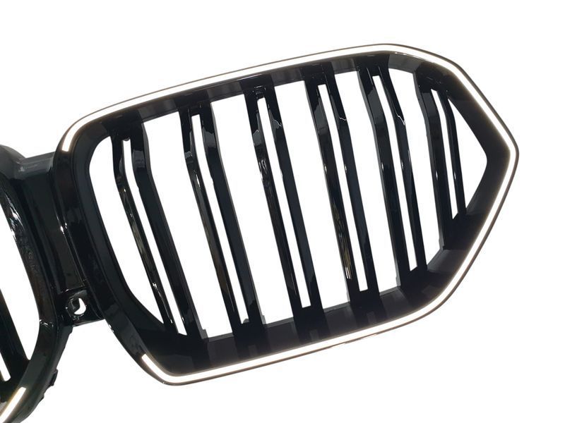 Ноздры Черный глянец LED (Iconic Glow) 2bar на BMW X6 G06 2023-2024 года 522735 фото