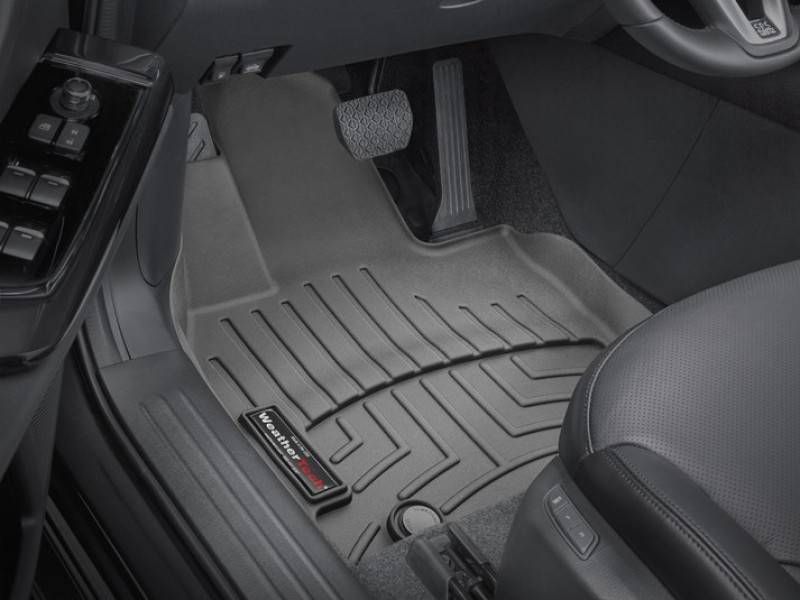3D коврики для Mazda CX-9 2017- черные передние WeatherTech 449721 98259 фото