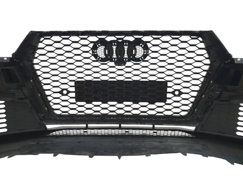 Передний бампер на Audi Q7 2015-2020 в стиле RS V2 21369 фото
