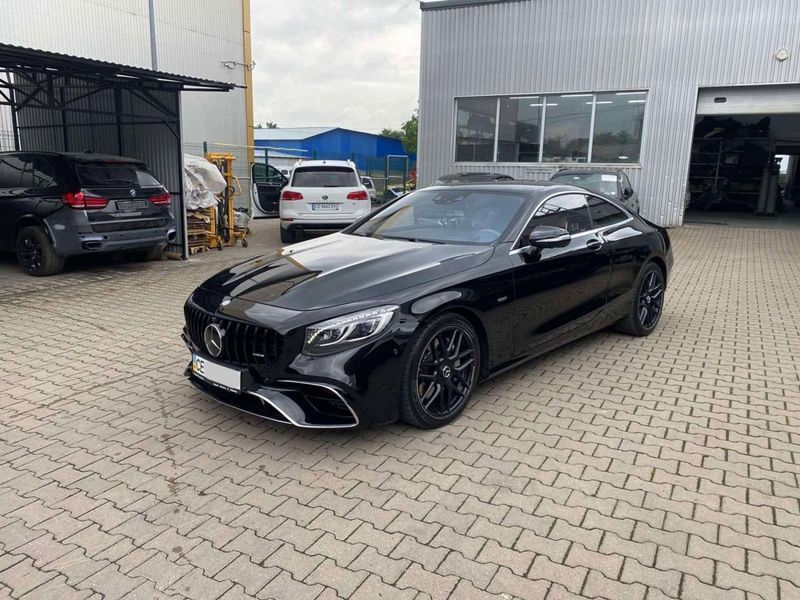 Комплект обвісу передній і задній бампер на Mercedes S-class C217 Coupe 2015-2017 стиль S63 AMG 428587 фото