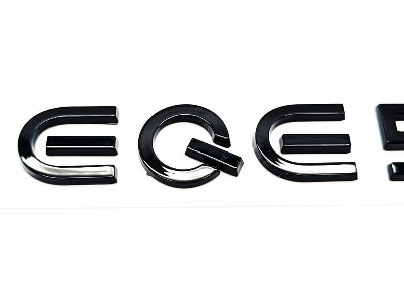 Автологотип емблема напис Mercedes EQE500 чорний глянець 521672 фото