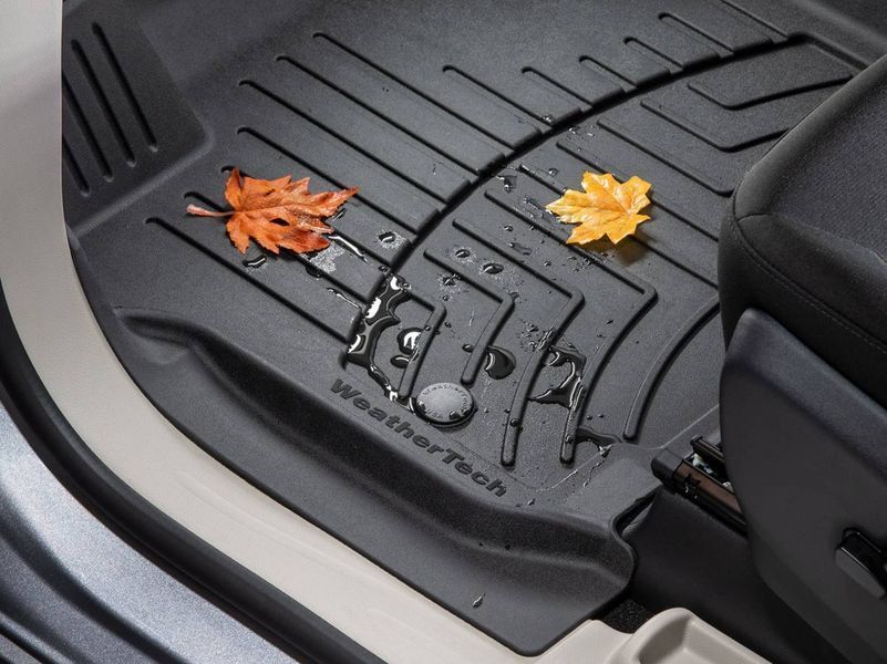 3D килимки для Dodge Charger, Challenger 2011-2023 AWD чорні передні WeatherTech HP 444251IM 357985 фото