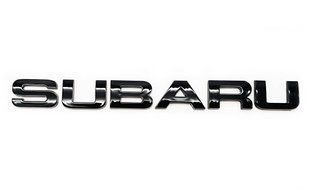 Автологотип емблема напис Subaru black edition чорний глянець 431391 фото