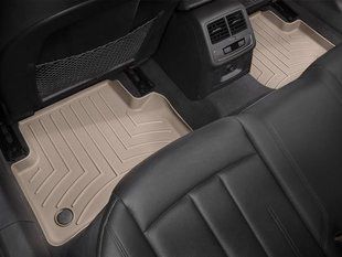 3D килимки для Audi A4 B9, A5 2016- бежеві задні WeatherTech 459072 239819 фото