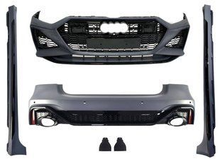 Комплект обвісу передній і задній бампер на Audi A7 2017-2023 стиль RS7 429756 фото