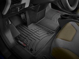 3D коврики для BMW i3 2013- черные передние WeatherTech 445691 46199 фото