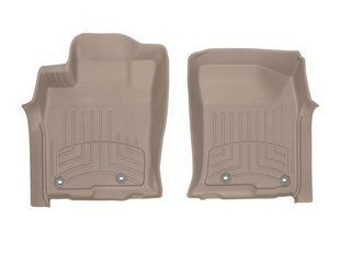 3D килимки для Toyota Land Cruiser Prado 150, Lexus GX 460 2013- бежеві передні WeatherTech HP 454931IM 317339 фото