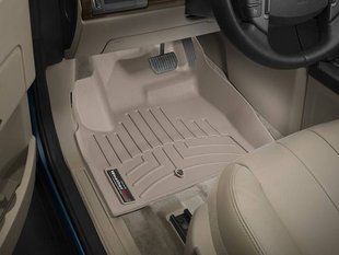 3D килимки для Land Rover Freelander 2007-2012 бежеві передні WeatherTech 456691 46415 фото