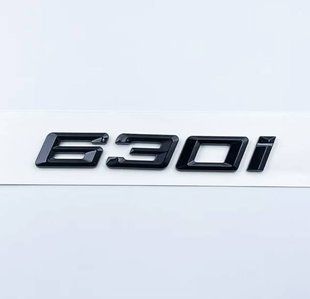 Автологотип емблема напис BMW 630i Black Shadow Edition 422838 фото