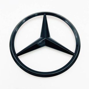 Задня емблема Mercedes GLC-class X253 2015-2022 чорний глянець A2538170016 418495 фото